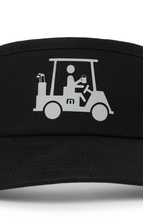 Travismathew Mapes Golf Visor In Black