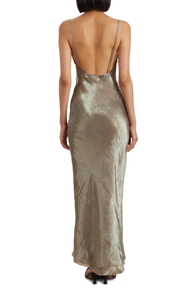 Bec + Bridge Fleur Cowl Neck Open Back Slipdress, Alternate, color,