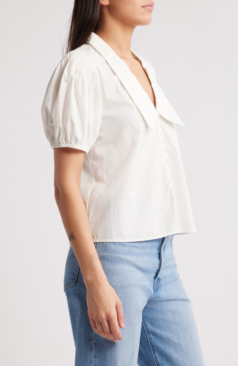 THE GREAT. The Fairway Cotton Button-Up Shirt, Alternate, color, 