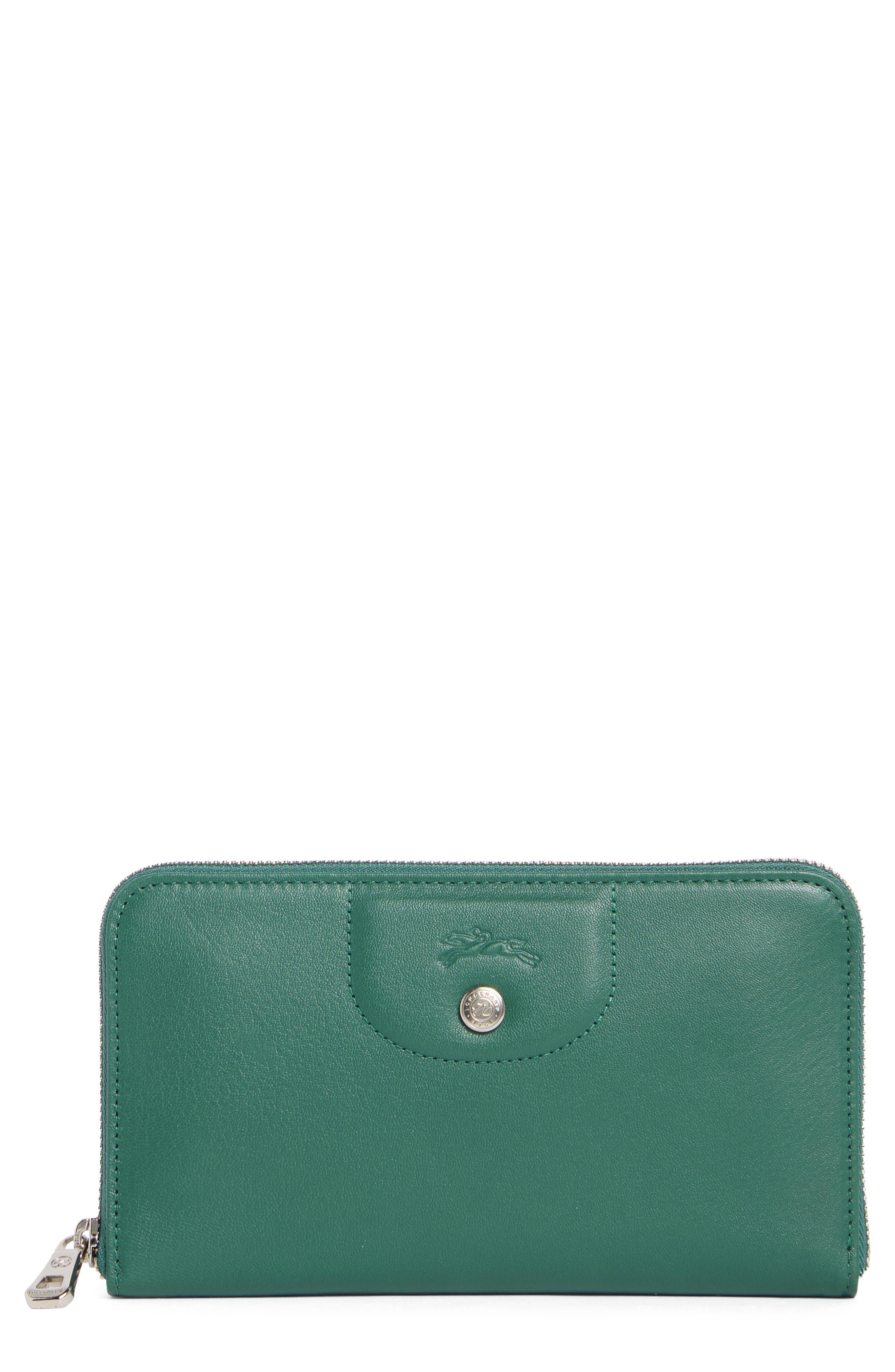 Longchamp Le Pilage Cuir Zip Wallet