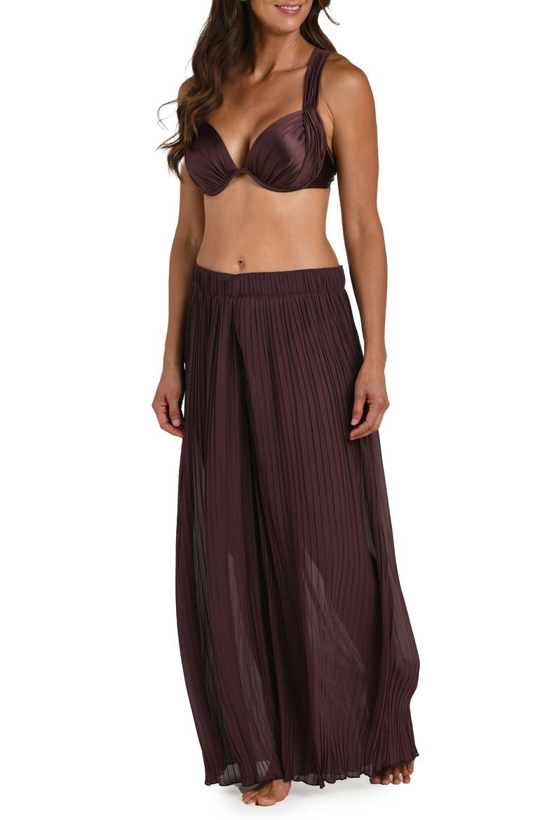 Sunbeams Pleat Cover-Up Pants, Alternate, color, TRUFFLE