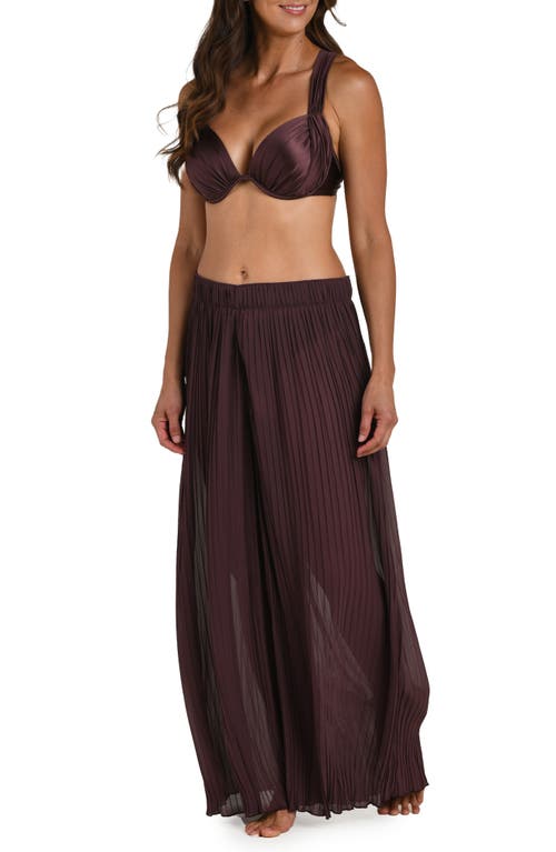 La Blanca Sunbeams Pleat Cover-up Pants In Brown