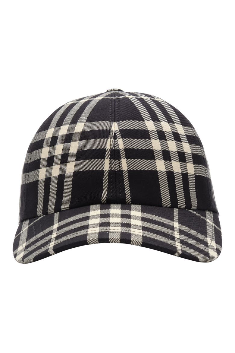 Classic Check Baseball Cap, Main, color, BLACK/ CALICO IP CHK