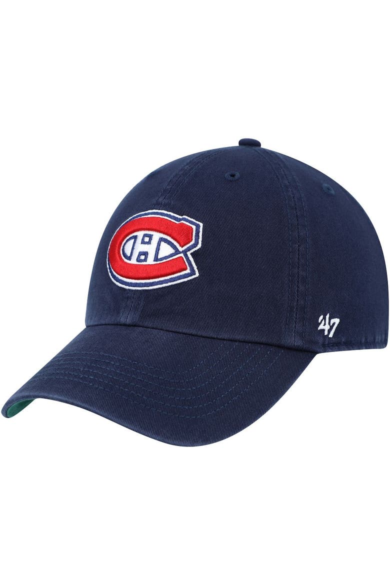 Men's '47 Navy Montreal Canadiens Franchise Fitted Hat, Main, color, Navy
