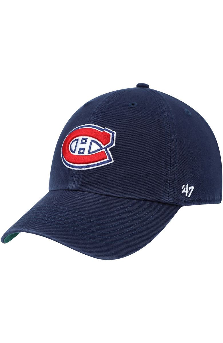 '47 Men's '47 Navy Montreal Canadiens Franchise Fitted Hat, Main, color, 