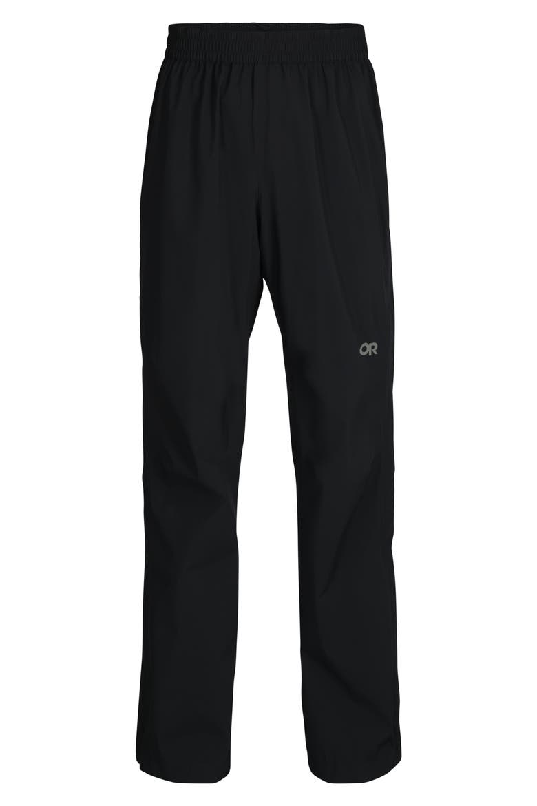 Stratoburst Packable Rain Pants, Main, color, BLACK