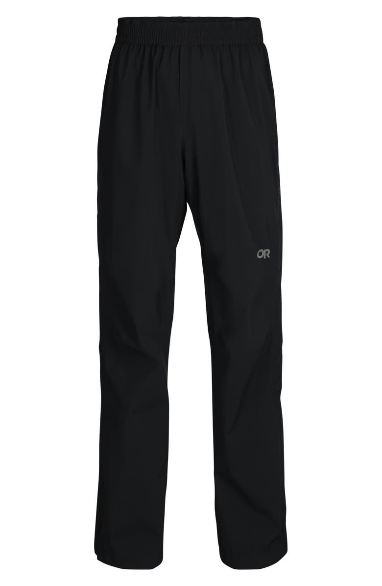Outdoor Research Stratoburst Packable Rain Pants, Main, color, Black
