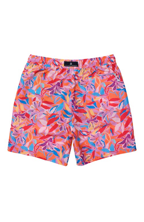 Snapper Rock Comfort Lined Sustainable Swim Short In Pink