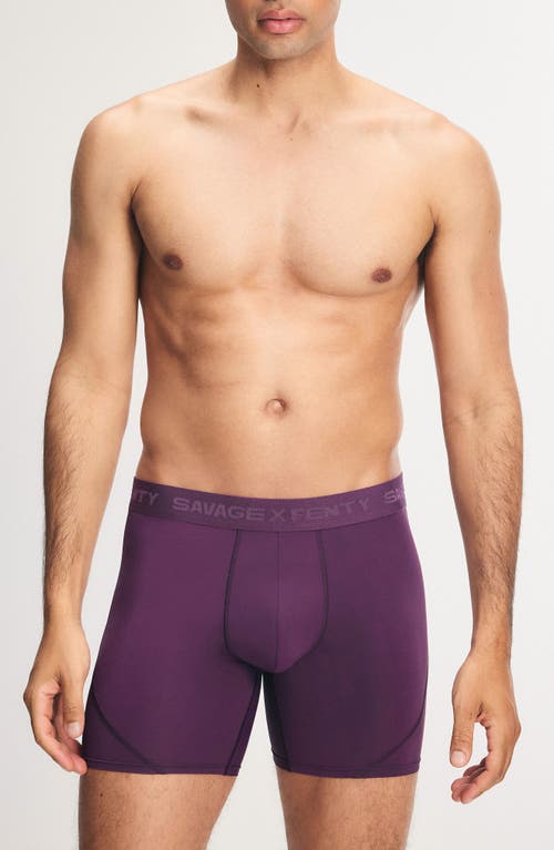 Savage X Fenty Shadow Fit Boxer Briefs In Purple