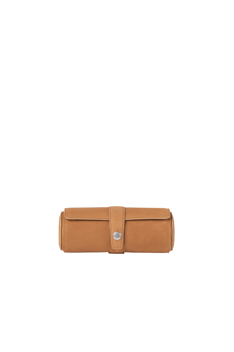 Nubuck watch box, Alternate, color, Cognac
