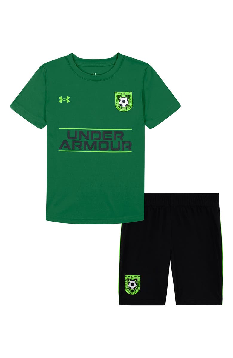 Under Armour Kids' Tech Soccer Graphic T-Shirt & Shorts Set, Main, color,