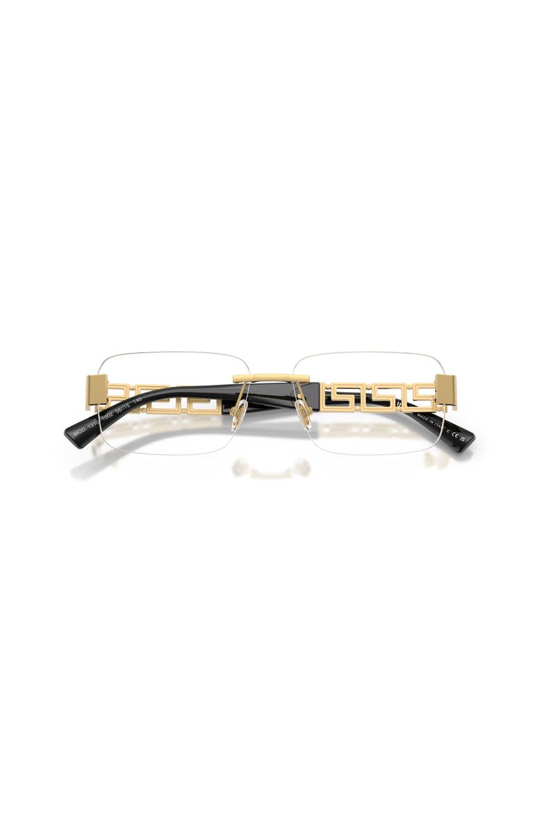 56mm Rectangle optical glasses, Alternate, color, Gold