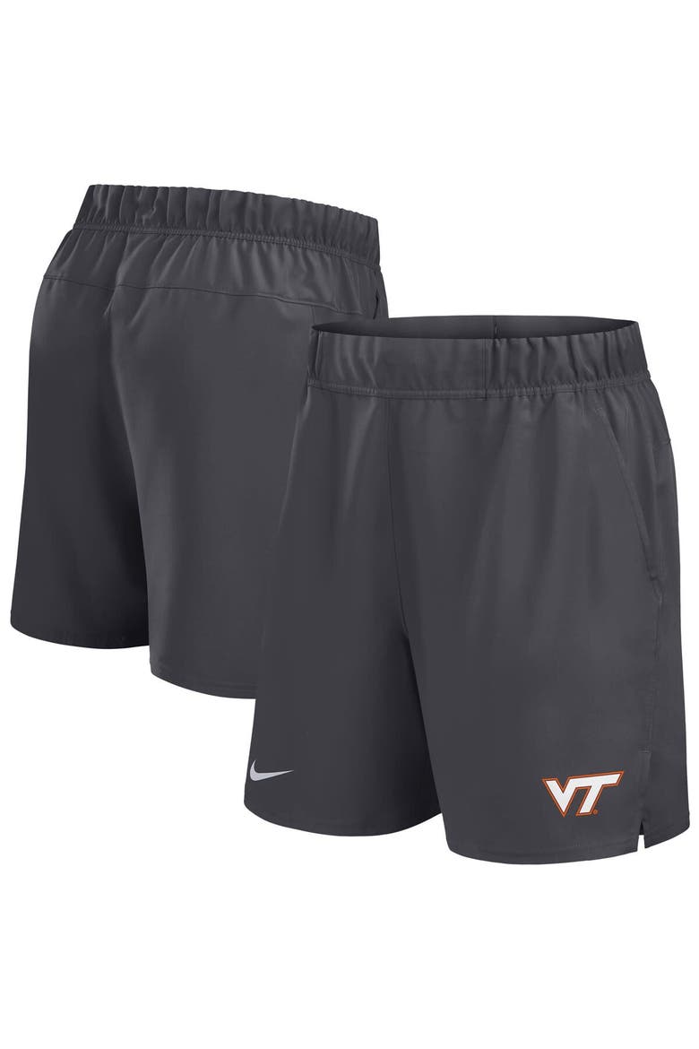 Men's Nike Anthracite Virginia Tech Hokies Performance Victory Shorts, Alternate, color, Anthracite