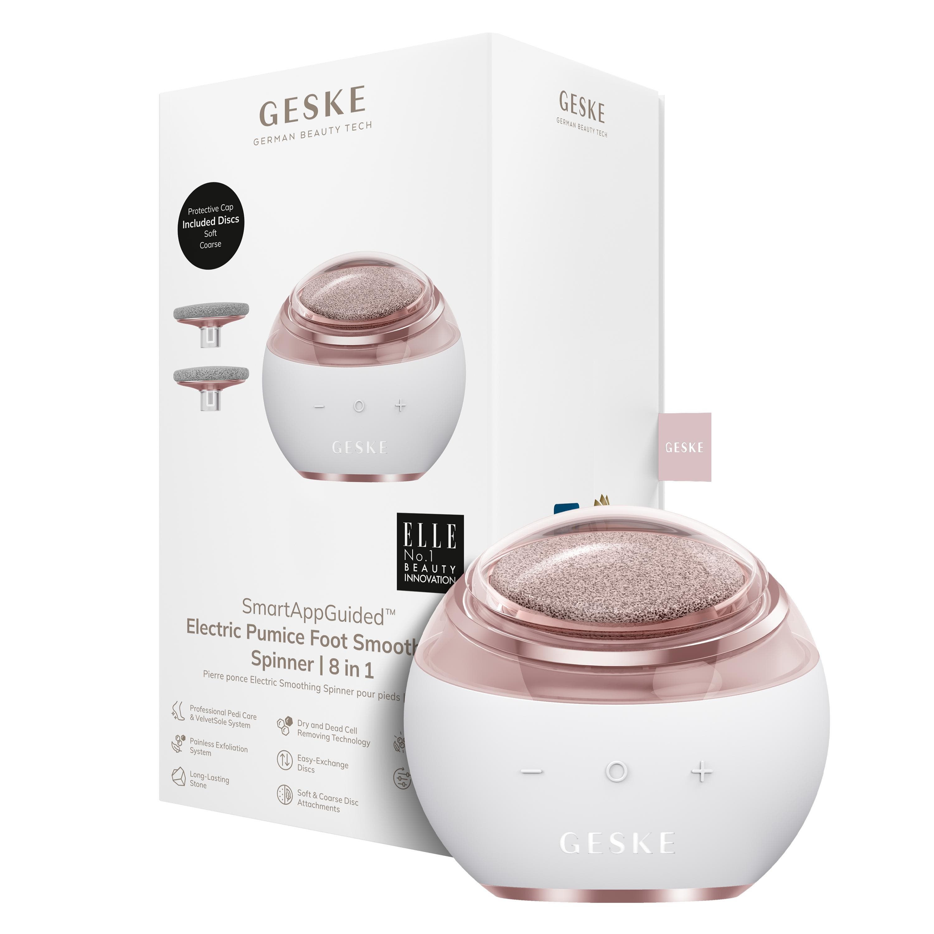 Geske Smartappguided Electric Pumice Foot Smoothing Spinner | 8 In Silver