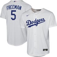 Nike Youth Nike Freddie Freeman White Los Angeles Dodgers Home Replica Player Jersey