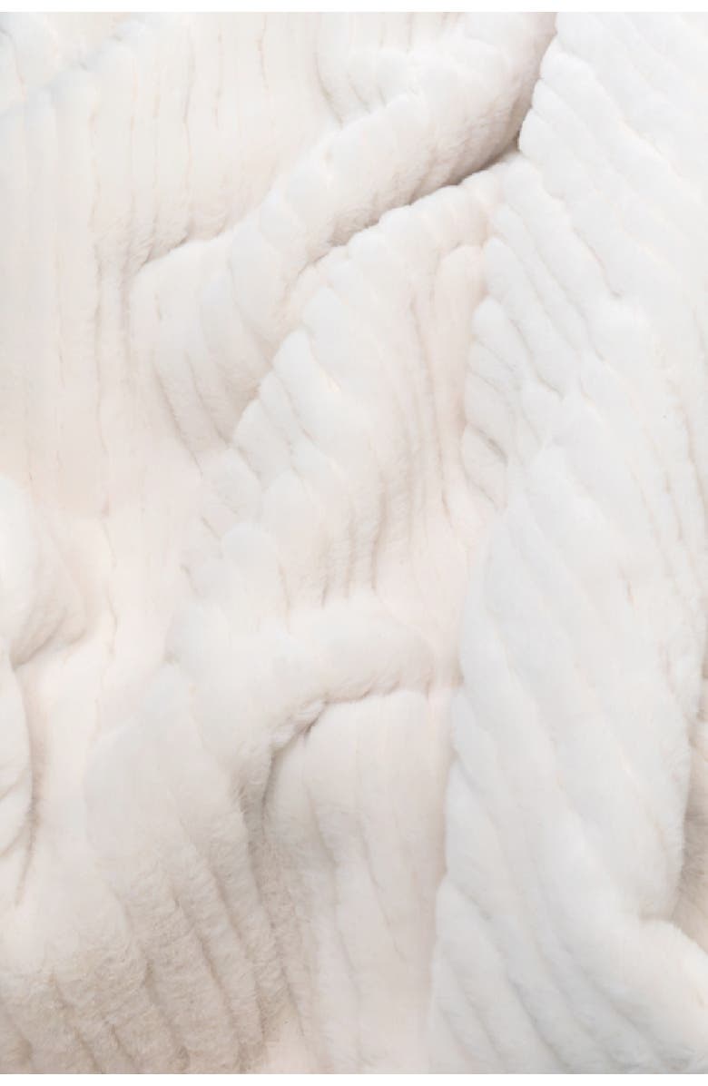 Sea To Me Blankets Luxury Travel Trio Blanket, Tote, and Eye Mask, Alternate, color, Ivory