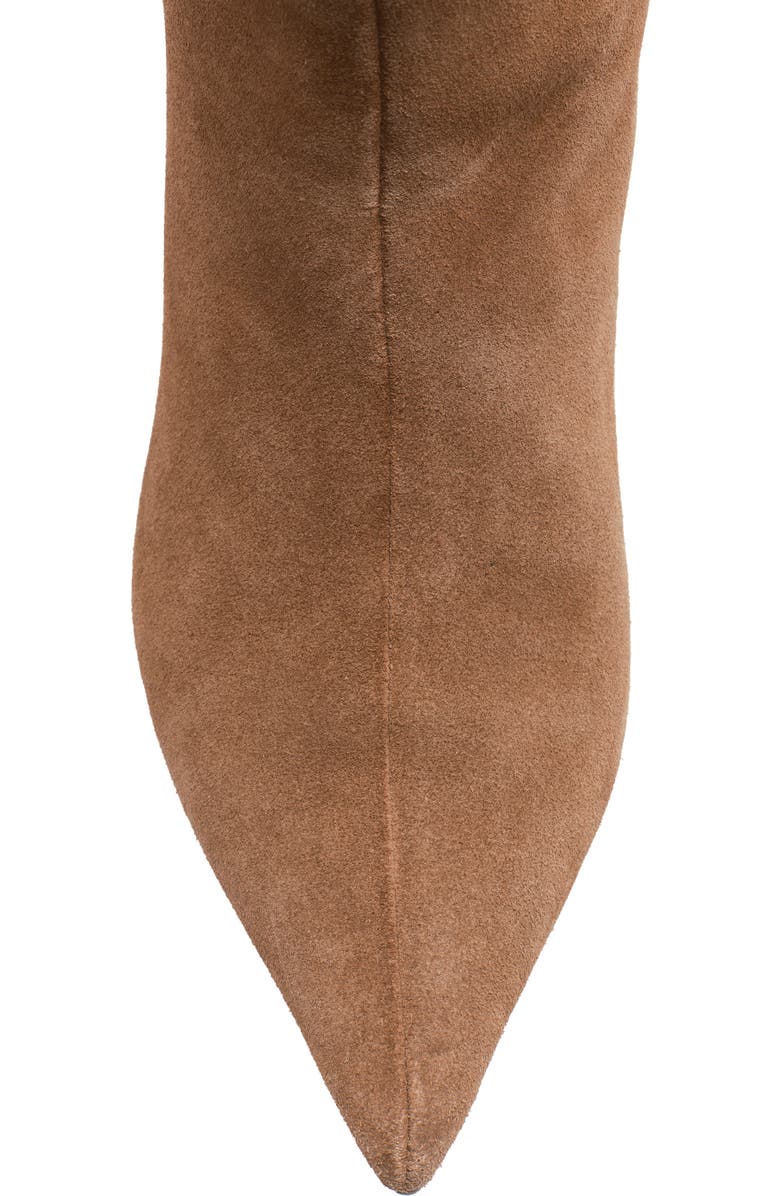 Free People Kiki Knee High Boot, Alternate, color, Tan Suede