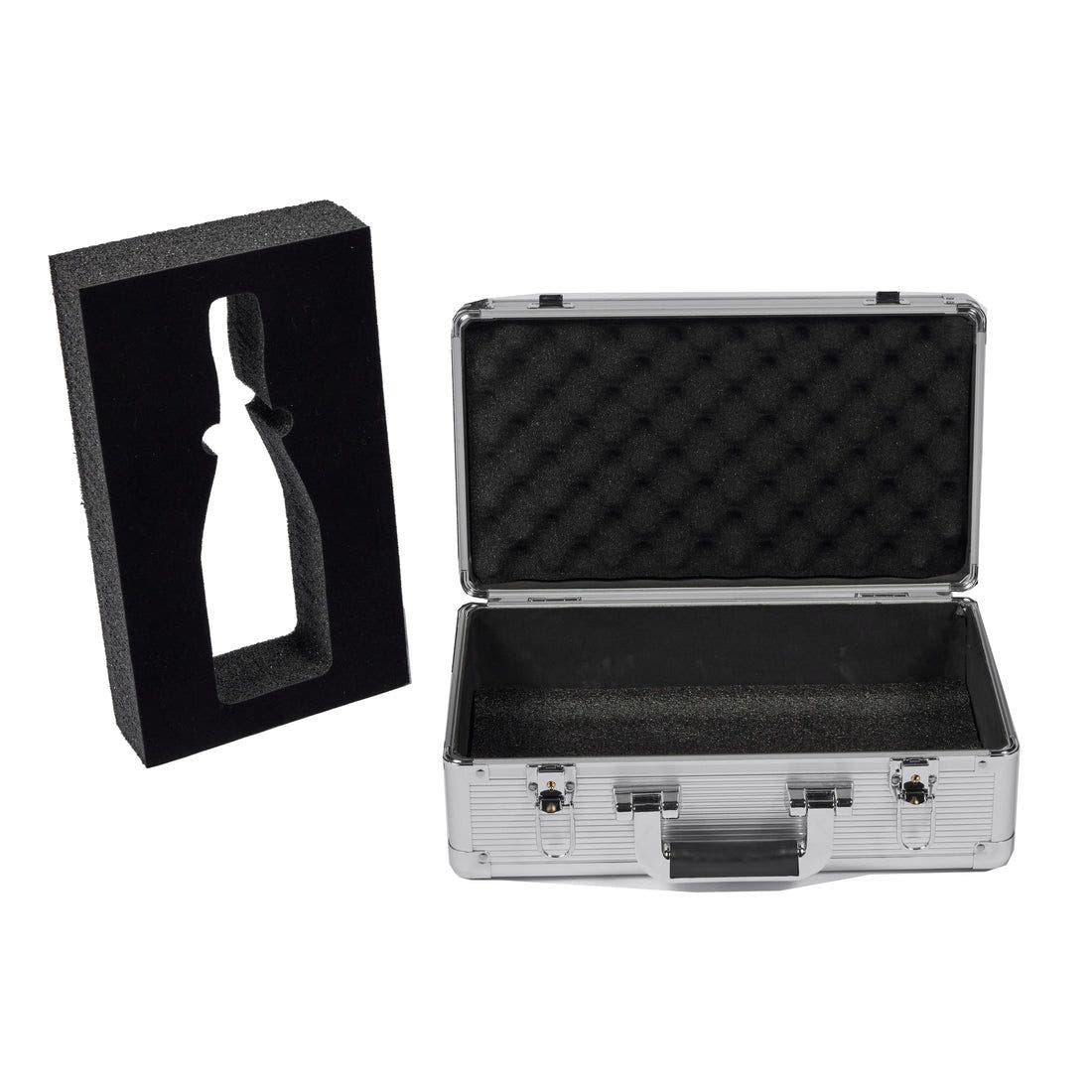 VinGardeValise VinBottle - Champagne Bottle Case, Alternate, color, Silver