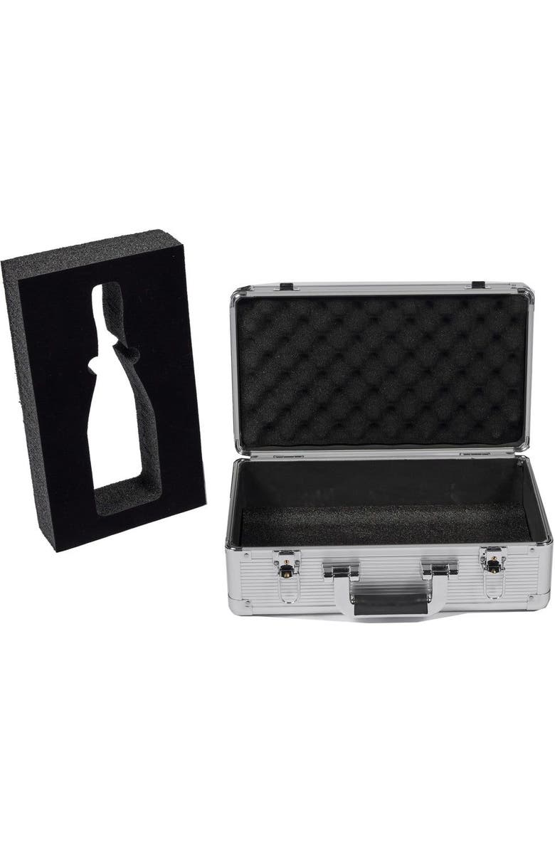 VinGardeValise VinBottle - Champagne Bottle Case, Alternate, color, Silver