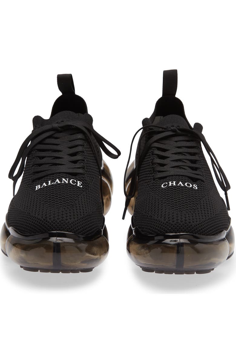 Undercover Knit Sneaker, Alternate, color, Black