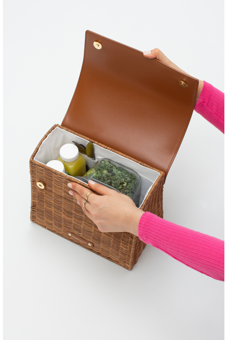 THE LUNCHER, Alternate, color, Brown Wicker