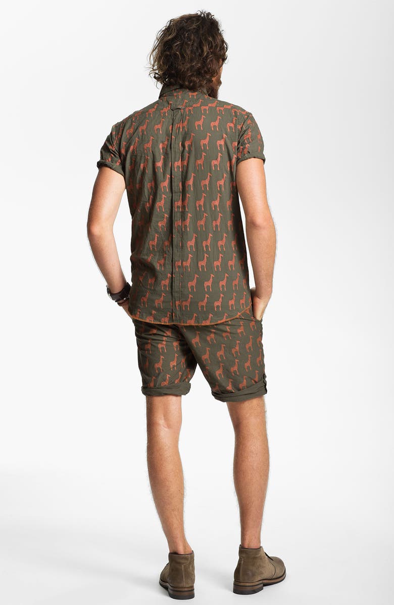 ZANEROBE 'Ziraffe' Print Chino Shorts, Alternate, color, 