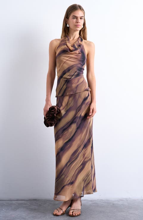 Open Back Halter Top