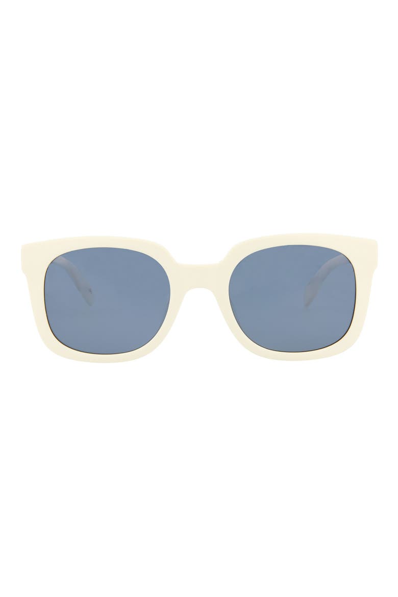 53mm Square Sunglasses, Main, color, IVORY BLUE