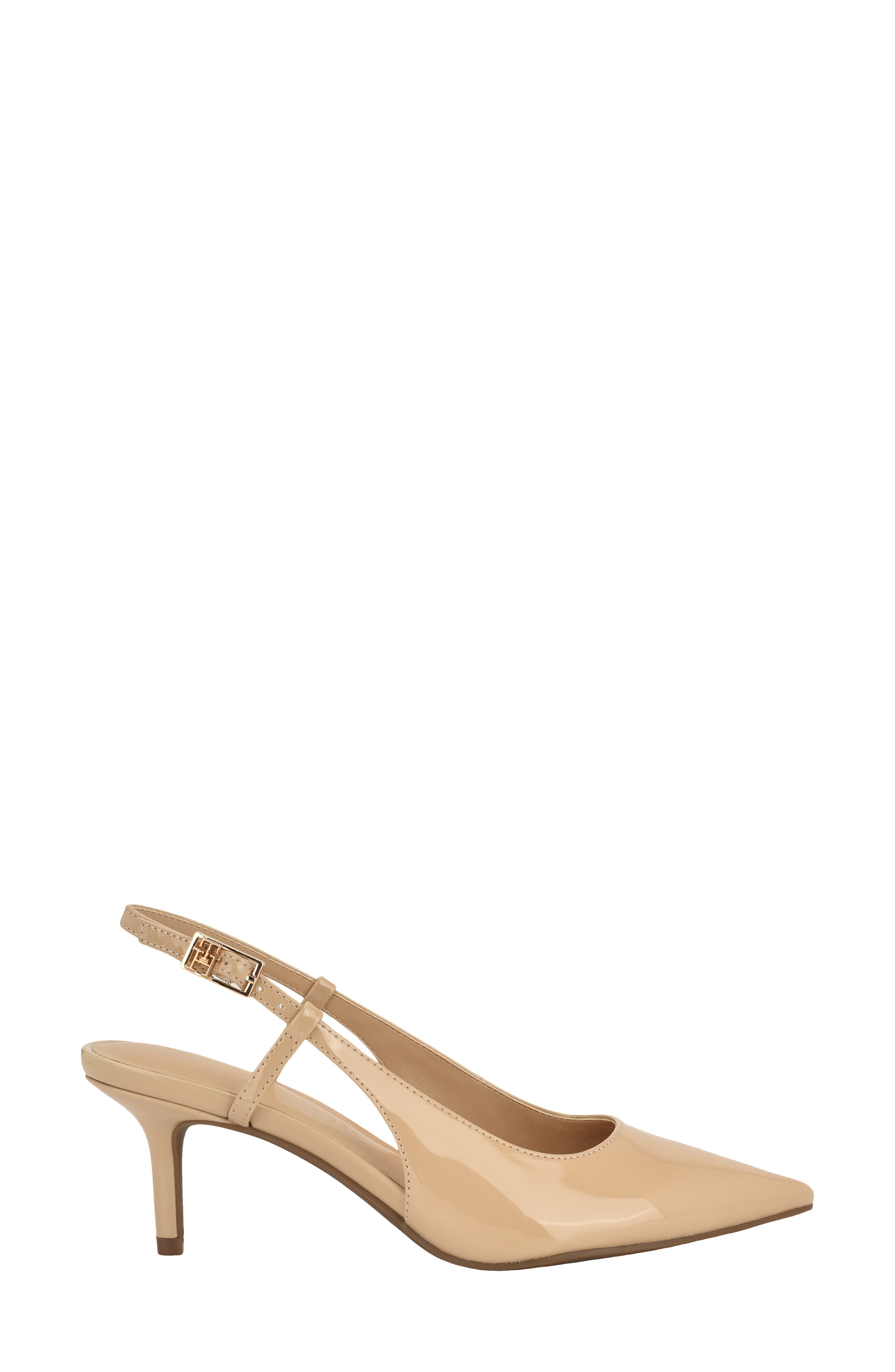 Tommy Hilfiger Cerizza Slingback Pointed Toe Pump, Alternate, color, Beige