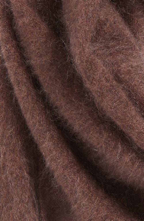 Nordstrom Brushed Cashmere Scarf In Brown