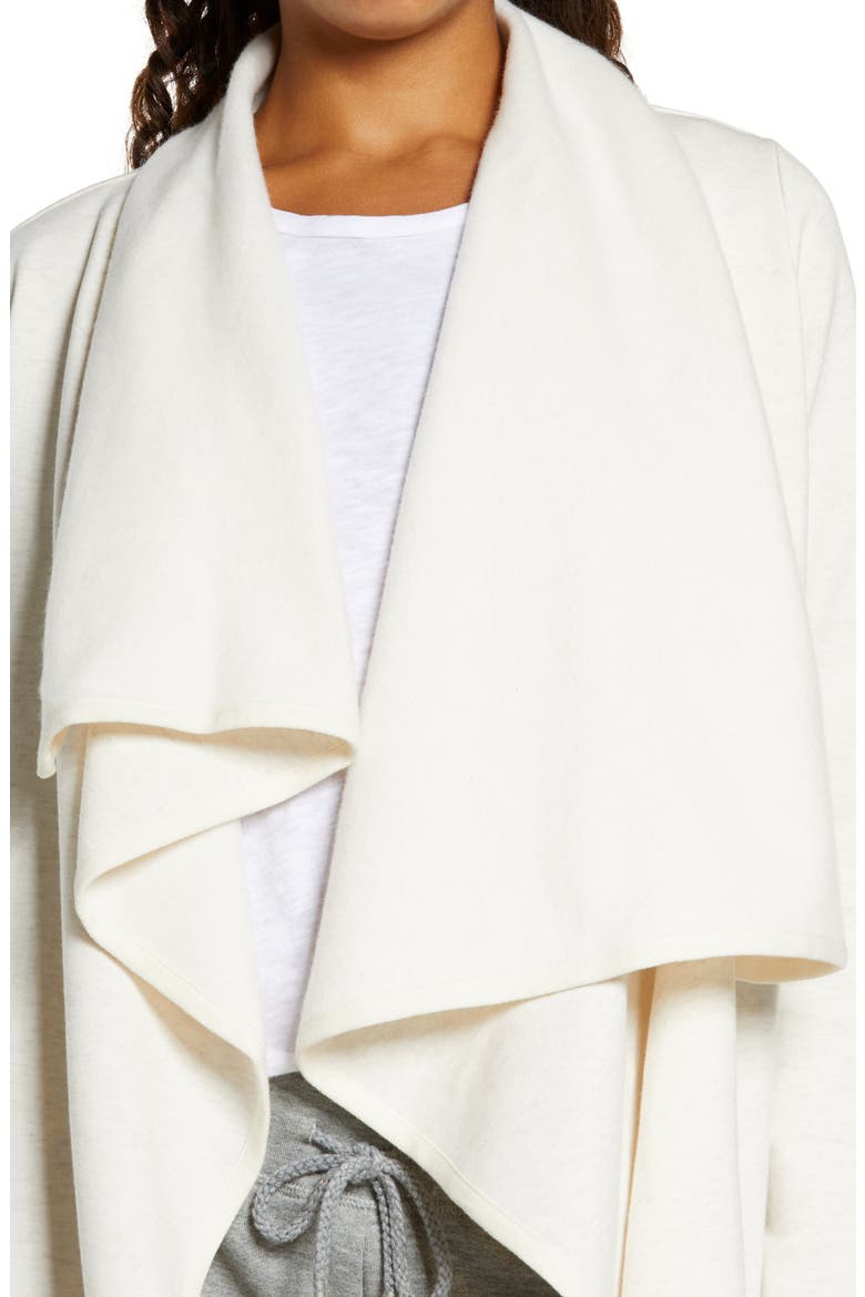 Janni Open Front Cardigan, Alternate, color, OATMEAL HEATHER