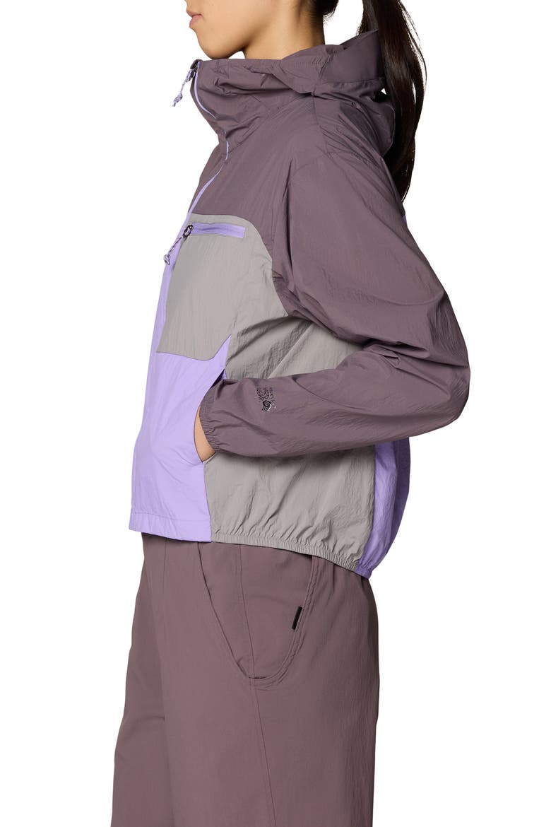 Wind Veil Hooded Jacket, Alternate, color, PURPLE SAGE/ HARBOR VIOLET