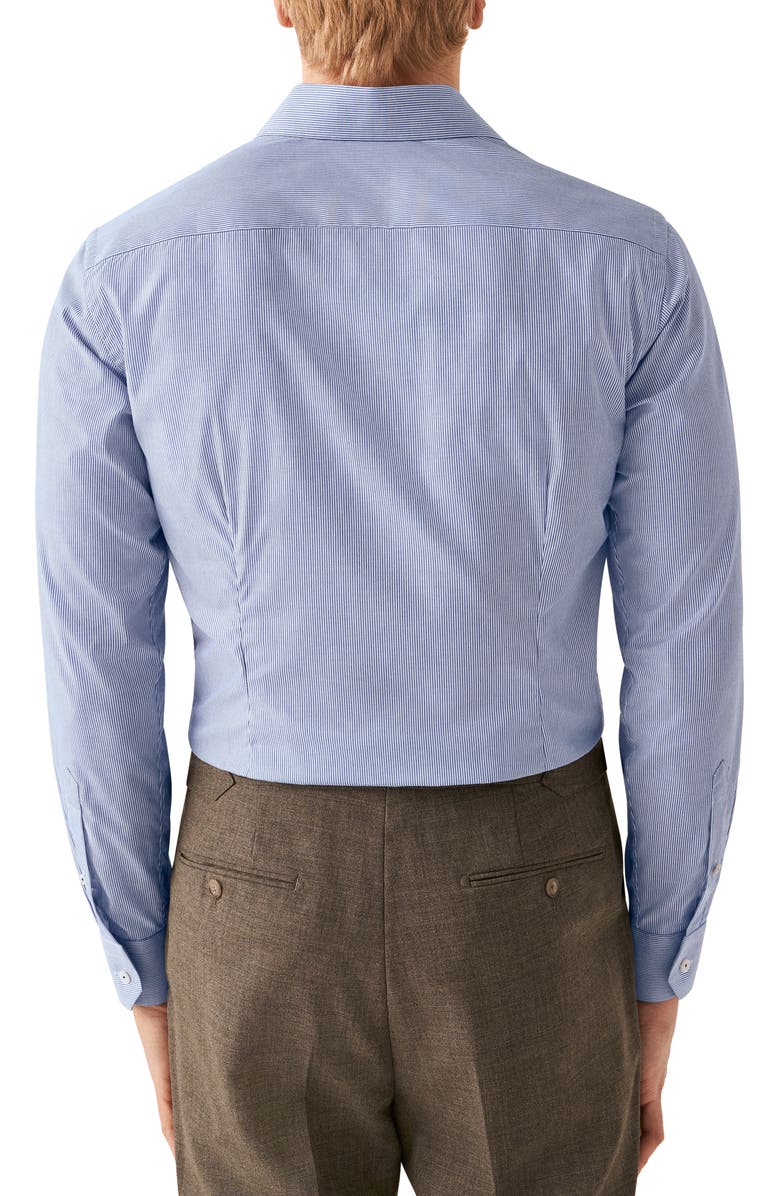Eton Slim Fit Stripe Dress Shirt, Alternate, color,