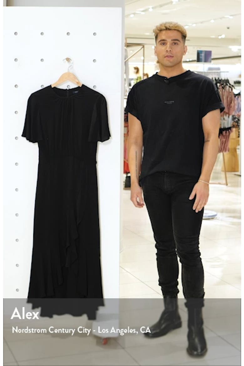 Emina Belted High/Low Midi Dress video