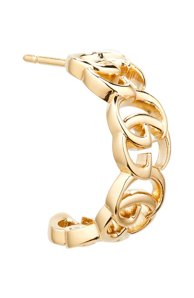 Gucci GG Marmont Hoop Earrings, Alternate, color, 