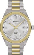Tissot PRC 100 Solar Two-Tone Bracelet Watch, 39mm