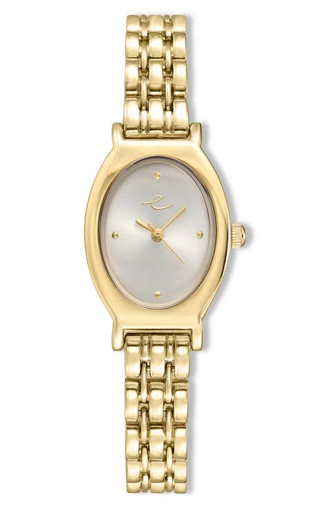Classic Oval Dial Two-Tone Bracelet Watch