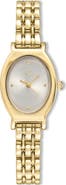 Ettika Classic Oval Dial Two-Tone Bracelet Watch