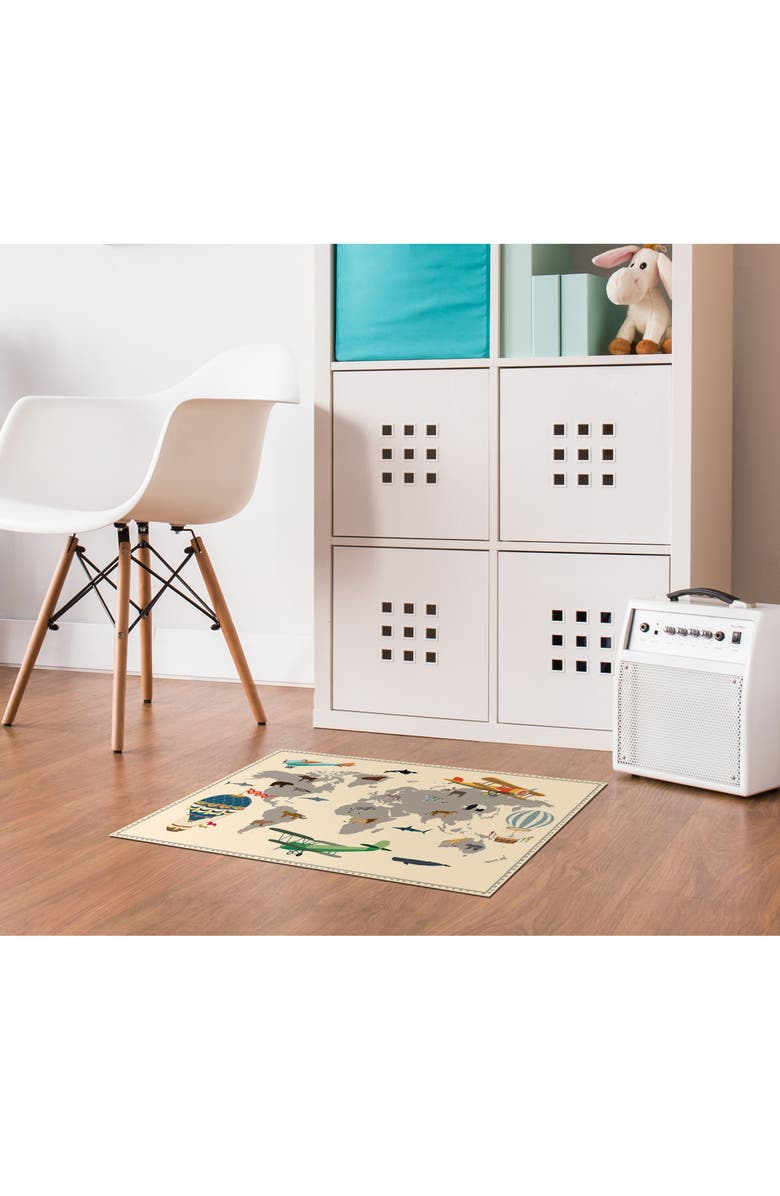 A&A Story Atlas Vinyl Mat, Alternate, color, Grey