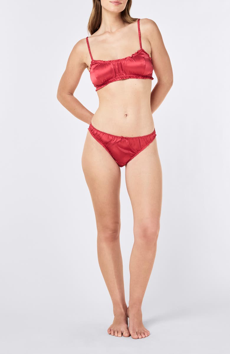 Papinelle Audrey Mulberry Silk Knickers, Alternate, color, Amour Rose