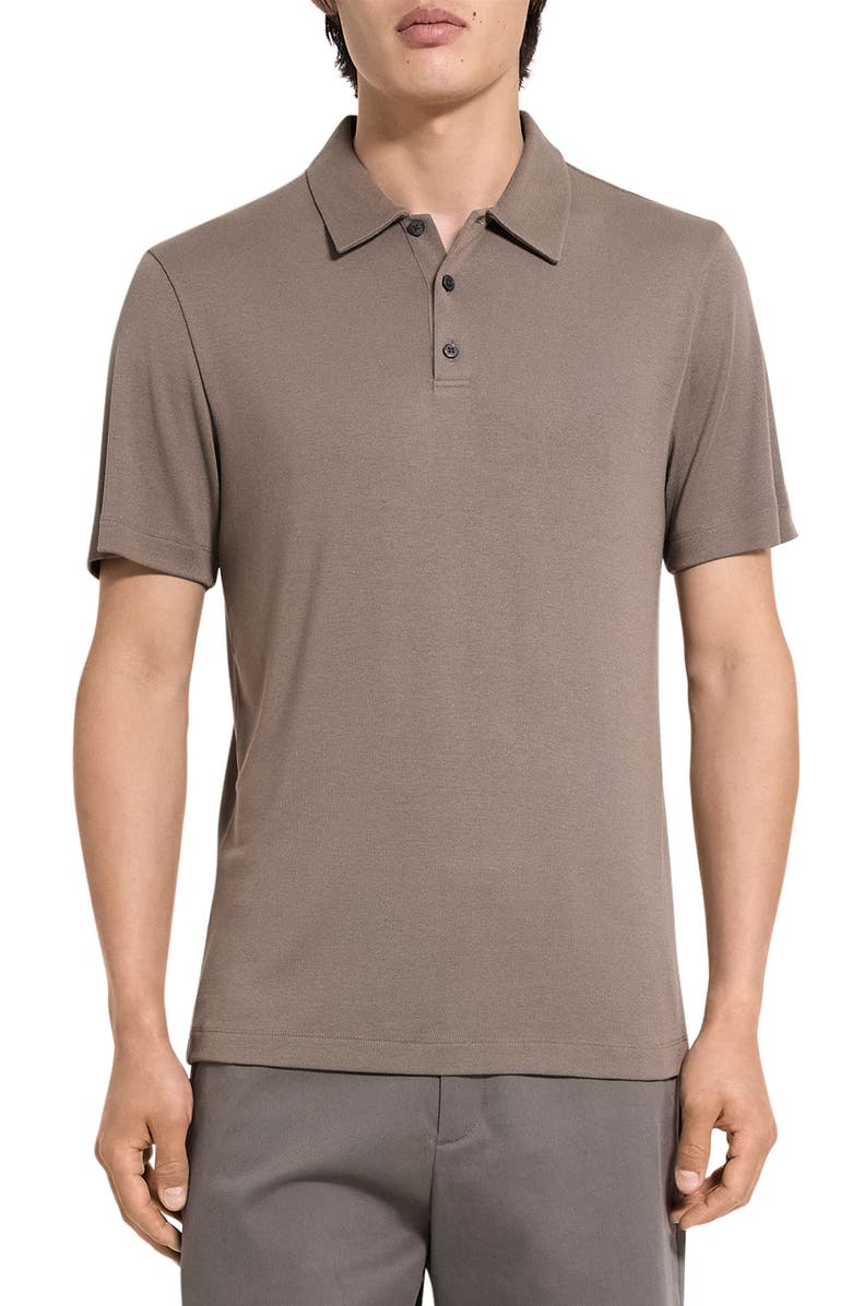 Theory Bron C. Anemone Polo, Main, color, Morel
