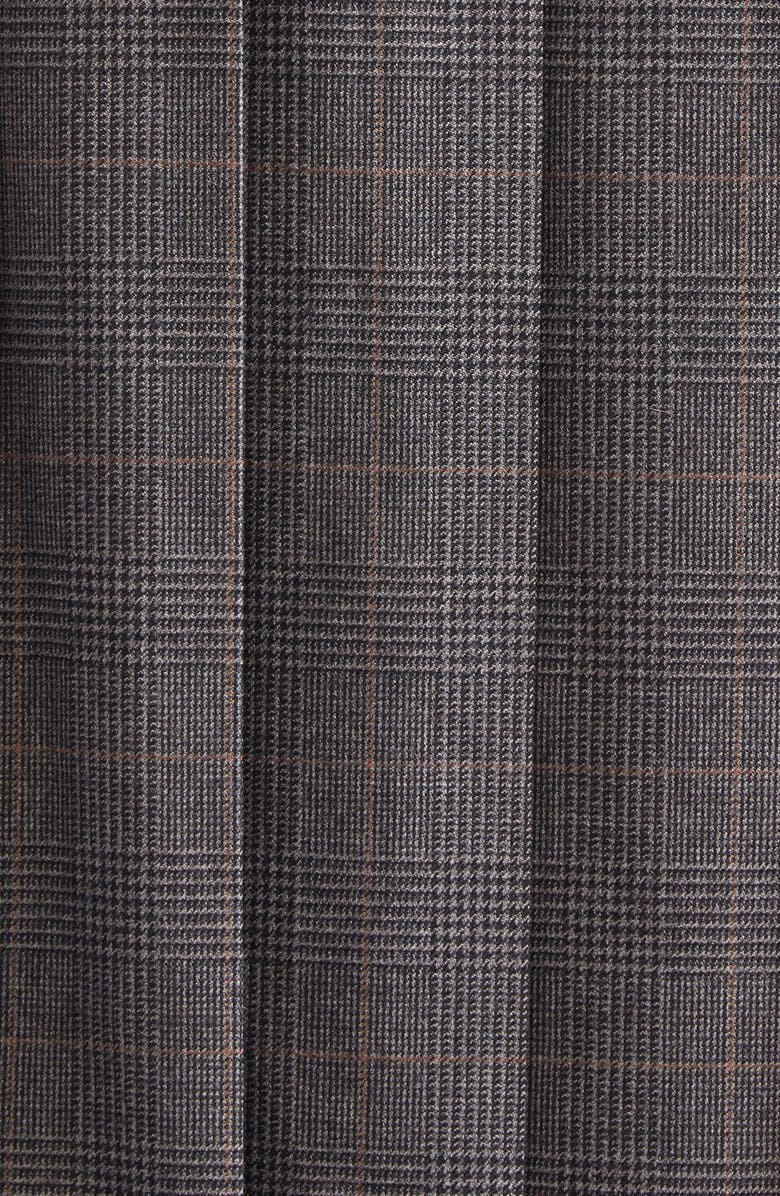 Undercover Mixed Media Skirt, Alternate, color, Grey/ Beige/ Check