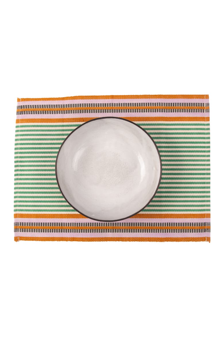 Maua Handwoven Placemats - Set of 4, Alternate, color, Green