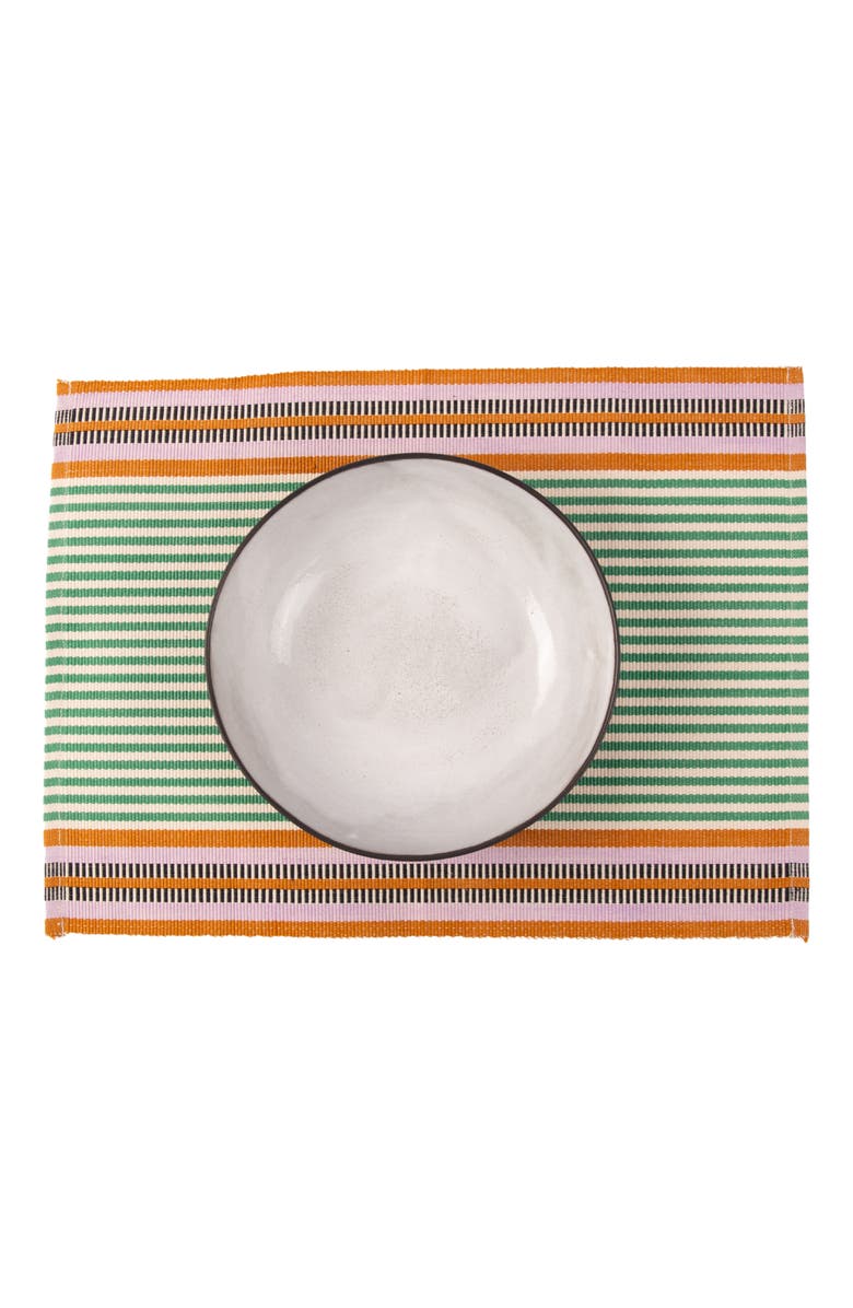 Siafu Home Maua Handwoven Placemats - Set of 4, Alternate, color, Green