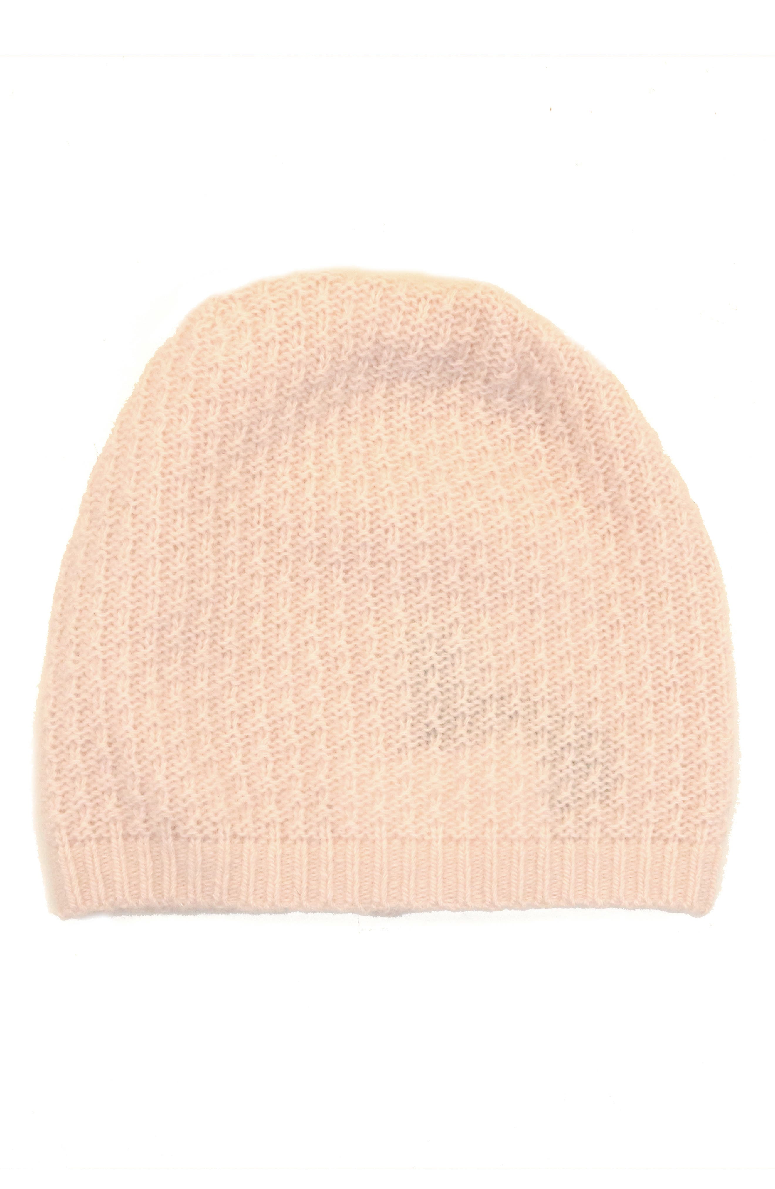 Raindrop Stitch Cashmere Beanie