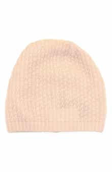 Raindrop Stitch Cashmere Beanie