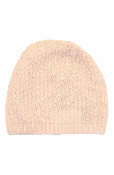 Raindrop Stitch Cashmere Beanie