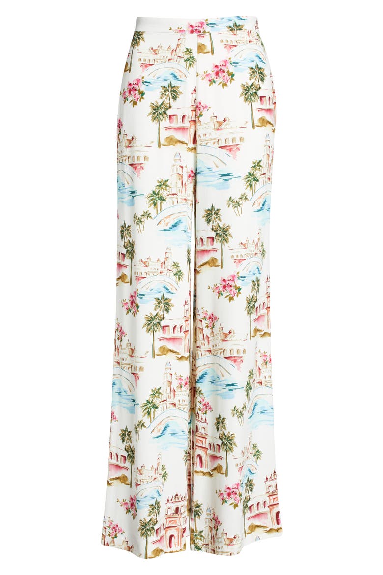 The Friday Pants, Alternate, color, VALENCIA PRINT WHITE