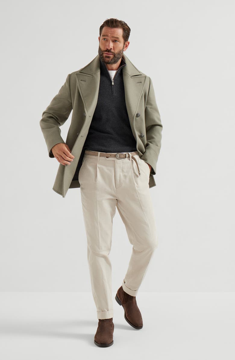 Brunello Cucinelli Cashmere sweater, Alternate, color, Charcoal