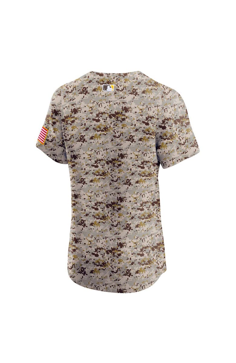 Nike Men's Nike Brown San Diego Padres Alternate Vapor Premier Elite Patch Jersey, Alternate, color,